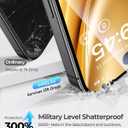 3 x MRGLAS 4-Pack TOP 9H+ Glass for iPhone 16 Screen Protector [Auto Alignment Kit] [10X Military Protection] UNBREAK Tempered Glass Flim for 16 6.1 inch Longest Durable Case-Friendly (Transparency)