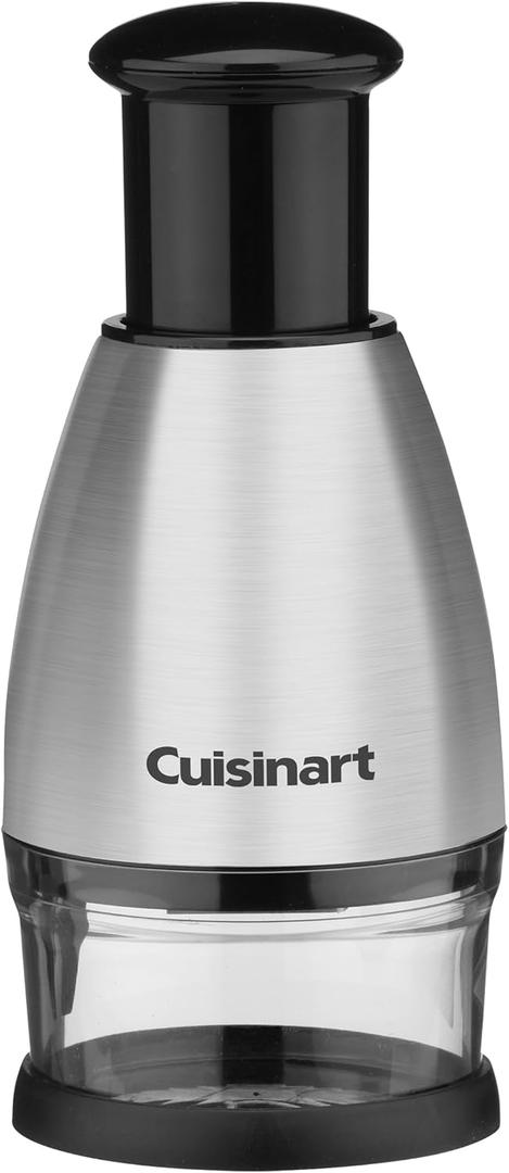 Cuisinart Chopper, Stainless Steel/Black, CTG-00-SCHP, 8.2" x 3.9" x 3.9"