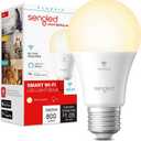 Sengled Smart Bulb, WiFi Light Bulbs, Dimmable Alexa Light Bulb, Smart Light Bulbs that Work with Alexa & Google Home, A19 Soft White (2700K) No Hub Required, 800LM 60W Equivalent High CRI>90, 1 Pack