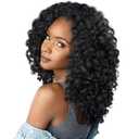 Sensationnel Half Wig Instant Weave Curls Kinks N Co Money Maker (1B)