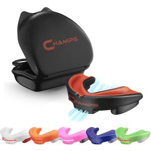 Breathable Mouthguard for Boxing, Jiu Jitsu, MMA, Muay Thai, Sports, and Wrestling. Easy Fit Boxing Mouthguard Super Tough MMA Mouthguard. Combat Sports Mouthpiece (Ages 10 and Above, Black)