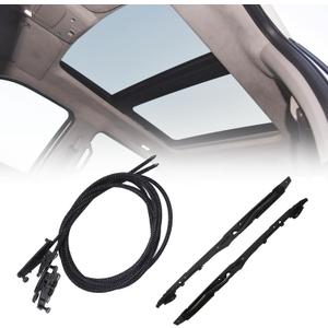 FZJDSD Sunroof Glass Cables & Track Assembly Set FL3Z16502C22 Compatible with Ford Expedition 2018-2021 F-150 F-250 F-350 Super Duty 2015-2020 Fit For Lincoln Navigator 2018-2020#FL3Z1651071A