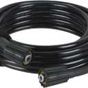 1/4-Inch X 25' Pressure Washer Hose, 3300 PSI Kink Resistant, with M22 Fitting, Power Washer Hose Replacement for Ryobi, Troy Bilt, Greenworks, CRAFTSMAN & More High PressureWashers