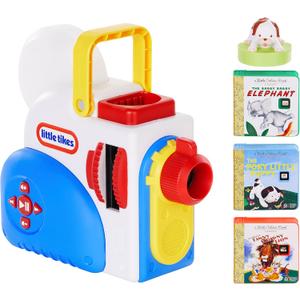 Little Tikes Story Dream Machine Starter Set, Storytime, Books, Little Golden Book, Audio Play, The Poky Little Puppy Character, Nightlight, Toy Gift for Toddlers and Kids Girls Boys Ages 3+ (Multicolor)