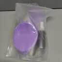 2 x BLITZWAX 2pcs Silicone Wax Pot Liners for Hair Removal, Purple Wax Warmer Bowls Kit with Sticks for Women and Men Body Waxing, Reusable and Easy to Clean Accessories, Compatible with 16 oz Waxing Kit