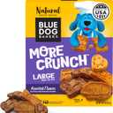 Blue Dog Bakery Natural Dog Treats, More Crunch Large, Assorted Flavors, 18oz Box, 1 Box (EXP 05/13/28)