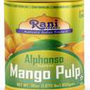 Rani Mango Pulp Puree (Makes Mango Lassi Shakes) Alphonso Sweetened 30oz (1.875lbs) 850g ~ Kosher | All Natural | NON-GMO | Vegan | No colors | Gluten Friendly | Indian Origin (1.875 Pound (Pack of 1))