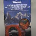 Heated Steering Wheel Cover – Hand Warming Steering Wheel Protector, Heats up Quickly - Fits Wheels 14.5-15.5" for Car Truck Van SUV (Black)