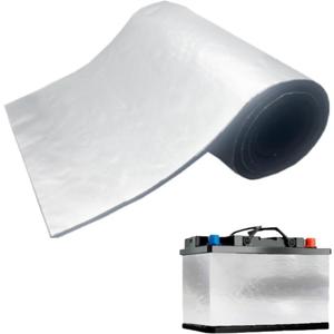 Battery Blanket Battery Insulation Kit 40"x7" Battery Wrap Heat Shield Extreme Temperature Protection in Cold Weather and Hot Summer for Car Truck RV 1PCS