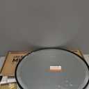 TETOTE Round Led Lighted Bathroom Mirror Matte Black Frame 24 Inch Front and Backlit Circle Round Light up Vanity Mirror with Lights, 3 Color Illuminated Dimmable Anti Fog Wall Mount, IP54 CRI 90+