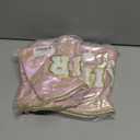 2 x Hiroyuki Iridescent Makeup Bag, 14 inches Cosmetic Bag, Large Capacity Travel Pouch (Hair, pink)