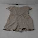 ANRABESS Romper for Women Short Sleeve Summer Tshirt One Piece Jumpsuit Beach Vacation Travel Outfits 2025 Dressy Clothes, Size L