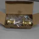 Kwikset Tylo Entry Door Knob with Lock and Key, Secure Keyed Handle Exterior, Front Entrance and Bedroom, Polished Brass, Pick Resistant SmartKey Rekey Security (1 Count (Pack of 1))