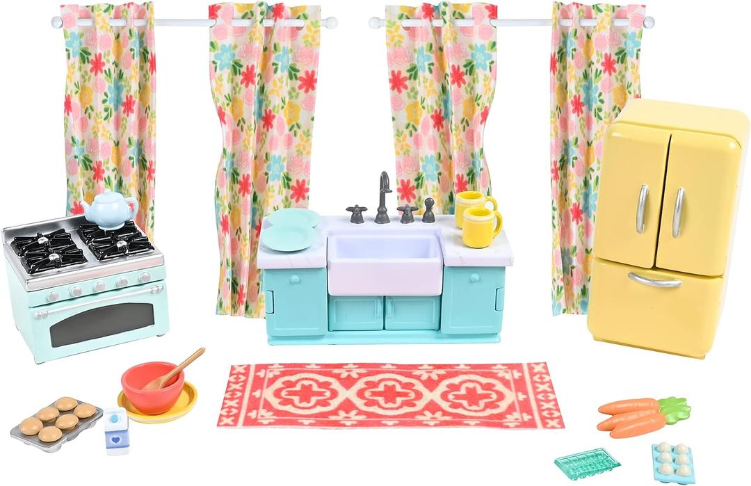 Honey Bee Acres Sweet Home Kitchen Accessories Playset, 27 piece Set: