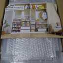 6 Pack Closet Organizers and Storage,Clear Stackable Plastic Storage Bins with Lids Magnetic Doors,Clothes Organizers and Storage,Plastic Craft Containers for Wardrobe Kitchen Bathroom Office