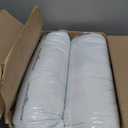 Serta Won't Go Flat Standard/Queen Size Set of 2 Down Alternative Cooling Bed Pillows, Extra Life Foam Core with Medium Support, Perfect for Back, Stomach or Side Sleepers, White