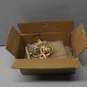 Retro Christmas Stocking Holders for Mantel - Set of 4 Vintage Heavy Hangers for Fireplace Decorations - Reindeer, Snowflake, Santa, Snowman Hooks