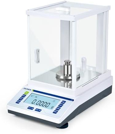 LICHEN Lab Scale High Precision Scale Accuracy 0.0001g Lab Digital Analytical Balance Electronic Balance for Laboratory Pharmacy Jewelry (120g, 0.1mg)