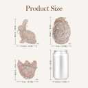 WDS WONDROUS Pink 9-Piece Easter Hanging Ornaments Set, Fabric Floral Bunny Egg & Cracked Egg with Jute Bow, Spring Home Decor for Wall Door Tree Table, Rustic Farmhouse Cottagecore Gift (Pink and Green)