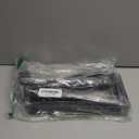 8 Pack - 11.25" L x 6" H x 1.5" W J Lip Shelf Brackets Rustic Farmhouse Iron Wall Floating Shelf Bracket Metal Shelf Bracket Industrial Shelf Supports with Screws Black