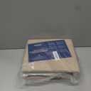 Bedsure 100% Washed Cotton Duvet Cover King Size - Frosted Almond Minimalist Cotton Duvet Cover Linen Like for All Seasons - GentleSoft Plain Simple Bedding (Frosted Almond, King, 104"x90")