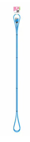 CellCand Braided Charge and Sync Cable - Light Blue 10 Ft.