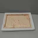 Marble Bathroom Tray,Pure Natural Vanity Tray,Marble Trays for Kitchen Counter Non-Ceramic/Non-Resin,Stone Tray 12 x 8 inch (Pink)