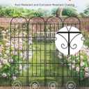 VEVOR Garden Trellis for Climbing Plants, 87 x 20 in, 4 Packs Rustproof Metal Garden Flower Rose Trellis, Outdoor Climbing Clematis Trellis Cucumbers Support for Courtyards Lawns