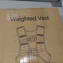 Cavry Weighted Vest with Two Adjustment Straps for Men Women, Body Weight Vests Adjustable with Reflective Stripe for Strength Training, Running, Training Workout, Jogging, Walking-16LB