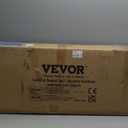 VEVOR Extra Long Folding Portable Bar Tradeshow Podium Table for Indoor, Outdoor, Party, Picnic, Exhibition, Includes Carrying Case, Storage Shelf and Black Skirt, 77.95" x 15.16" x 34.65"