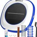 ENHULK Solar Pool Ionizer, Upgraded Floating Cleaner - Cleans Pools Up to 45,000 Gallons, Ideal for Above Ground, In-Ground Pools, Spas, and Hot Tubs(Blue)