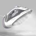 T-Fal Virtuo Steam Iron for Clothes with Retractable Cord, Portable Iron and Steamer for Clothes, Ceramic Nonstick Soleplate, 1500 Watts, Anti-Drip, Auto-Off, Scratch Resistant, Grey