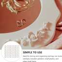 ARTIBETTER 24Pcs Candy Shaped Jewelry Box Mini Clear Jewelry Case Plastic Beads Storage Containers Travel Case Beading Storage