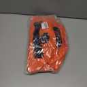 2PCS Pool Ladder Weights 10L Universal Pool Step Weights Sand Bag Waterproof 500D PVC Swimming Pool Stair Weights for Above Ground and Inside Pool with 2 Nylon Handles and 1 Funnel Orange