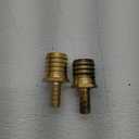 Yoebor Brass Hose Barb Fitting Reducing Union 1" Barbed x 1/2" Barbed Reducer Splice Coupling Mender (Pack of 2)