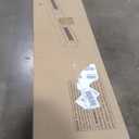 Walker Edison Destin Modern Rattan Flip-Down-Door Wall-Mounted Floating TV Stand for TVs up to 80 Inches, 70 Inch, Coastal Oak