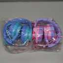 Bila Kids Headphones, Wired Over Ear Headphones with Microphone, Volume Limiter for Girls & Boys, Foldable for Learning & Entertainment (Gradient Blue, Gradient Purple) 2 Pack