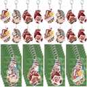 Huquary 32 Sets Football Senior Night Gifts Positive Gnome Keychains with Thank You Cards and Opp Bags Acrylic Bulk Keychain Gifts for Team Players Tailgate Football Birthday Party Favors