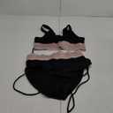 Edelqual Women High Waisted Bikini Sets Two Piece Swimsuits Tummy Control Bathing Swim Suits 2025 Summer Modest Swimwear (Medium, Black)