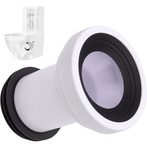 Toilet Drain Pipe Adapter,Bathroom Toilet Connector Part for Plastic Sewer Drain Pipe Installation Seal Accessories