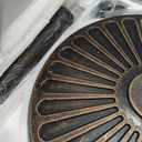 EliteShade USA Umbrella Base Stand Market Patio Outdoor Heavy Duty Umbrella Holder with Concave Radial Pattern,Bronze
