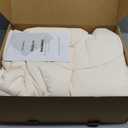 REST Evercool Cooling Comforter, Full/Queen, Blanket for Hot Sleepers, All Season Bedding to Keep Cool for Night Sweats, Breathable Lightweight Blanket, 90"x90" Inches, Snow Ivory