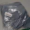 Simplebrand Ava Stone Blue Blackout Curtains for Bedroom 84 Inch Length 2 Panels Set, Solid Thermal Insulated Privacy Living Room Window Treatment Curtains Blackout Drapes, W40 x L84 Inch, Stone Blue