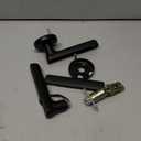 Fingerprint Door Lock with Smart APP, Fingerprint Door Knob, Biometric Door Knob Keyless Entry Door Lock with Tuya for Home/ Bedroom/ Office/ Apartment/ Airbnb Black