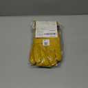 toolant Winter Leather Work Gloves for Men, 100% Grain Cowhide with Water Resistance, Warm Thinsulate Lining, Threaded Cuffs for Wind Protection, Reinforced Palm with Abrasion Resistance, Size Medium