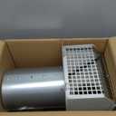 8 Inch Hooded Wall Vent Cover Outside, Dryer Exhaust Vent Metal Mesh Cover, Wall Vents Cover Exterior Air Exhaust for Kitchen Bathroom House Range Hood HVAC (White)