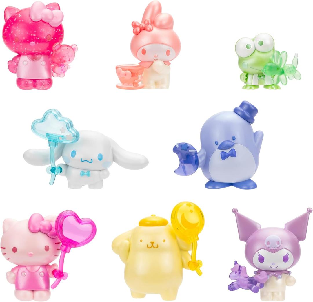 Jazwares Hello Kitty and Friends Dreamland 8-Pack with Mix and Match Dreamy Accessories - 2 Figures - Officially Licensed Sanrio Product from