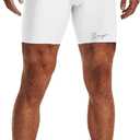 Youper 1-Pack Adult Compression Shorts w/Cup Pocket, Men's Athletic Supporter for Baseball & Football