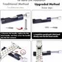 Compatible with Apple Watch Band 41mm 40mm 38mm 45mm 44mm 42mm Women,Cute Stainless Steel Metal iWatch Band for iWatch Series 9/SE/SE2/8/7/6/5/4/3/2/1,Pretty Shiny Look (Silver Rose Gold)