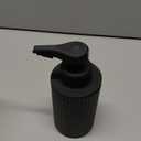 Automatic Soap Dispenser Liquid Touchless: 9oz Black Plastic - Rechargeable Electric Smart Auto Hand Soap Dispenser - Dish Bathroom Kitchen
